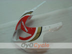 Kit de carenado por inyección para GSXR600 04-05 - Rojo, Blanco - Lucky Strike #OYO87901203