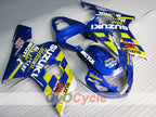 Kit de carenado por inyección para GSXR600 04-05 - Amarillo, Azul - MICHELIN, MOTUL, Movistar #OYO87901206