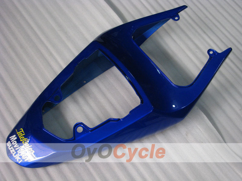 Kit de carenado inyectado para GSX R750 04-05 - Amarillo, Azul - Movistar #OYO87901165