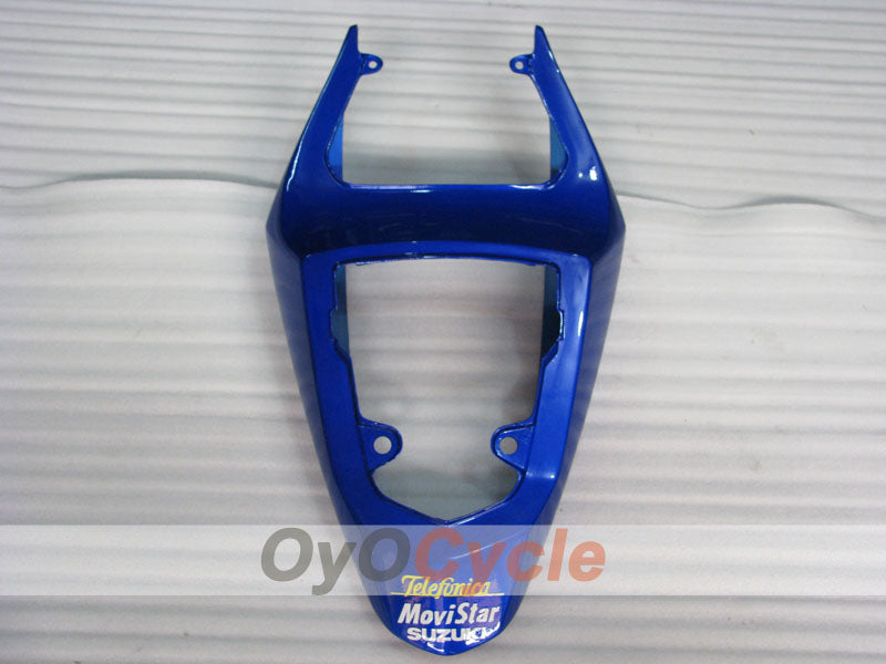 Kit de carenado inyectado para GSX R750 04-05 - Amarillo, Azul - Movistar #OYO87901165