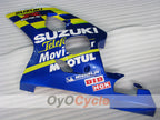 Kit de carenado por inyección para GSXR600 04-05 - Amarillo, Azul - MICHELIN, MOTUL, Movistar #OYO87901206