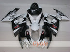 Kit de carenado de inyección para GSX R750 06-07 - Blanco, Negro - Corona #OYO87901265