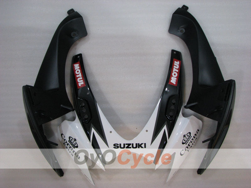 Kit de carenado de inyección para GSX R750 06-07 - Blanco, Negro - Corona #OYO87901265