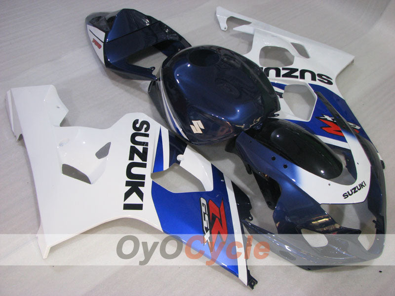 Kit de carenado de inyección para GSXR600 04-05 - Blanco, Negro - Estilo de fábrica #OYO87901356 Imagen principal del producto