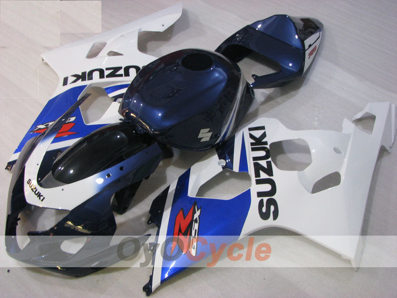 Carenado de inyección para GSX R750 04-05 - Azul, Blanco - Estilo de fábrica #OYO87901179 Imagen principal del producto