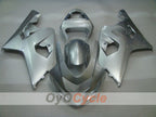 Kit de carenado por inyección para GSXR600 04-05 - Plata - Estilo de fábrica #OYO87901358