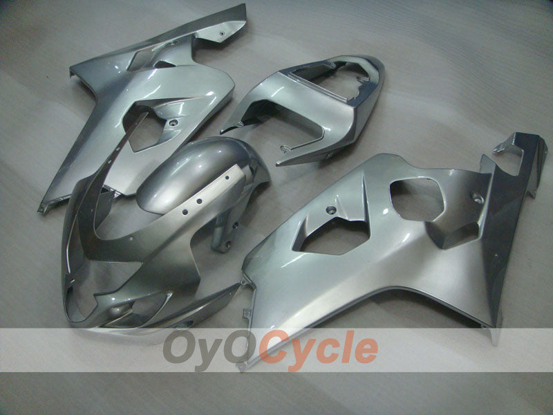 Kit de carenado por inyección para GSXR600 04-05 - Plata - Estilo de fábrica #OYO87901358