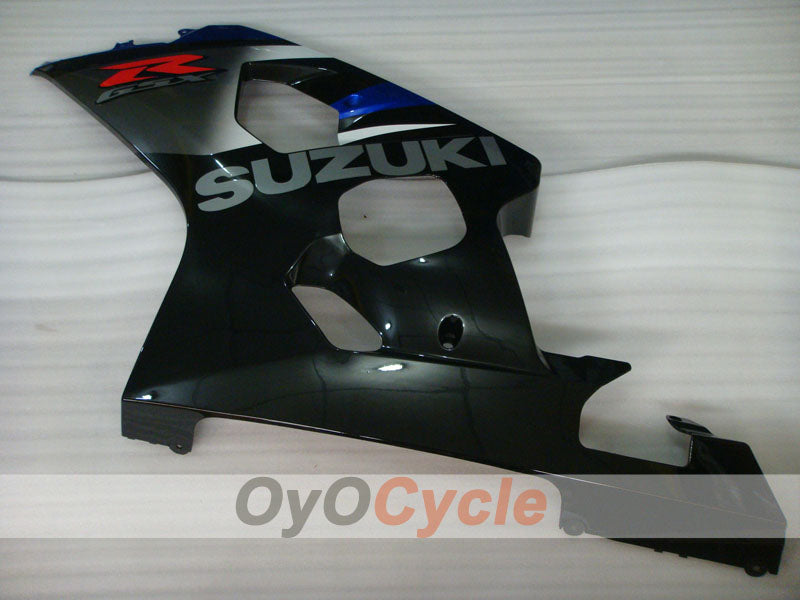 Kit de carenado por inyección para GSXR600 04-05 - Azul, Negro - Estilo de fábrica #OYO87901359