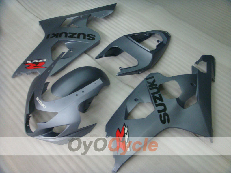 Kit de carenado por inyección para GSX R750 04-05 - Gris - Estilo de fábrica #OYO87901185