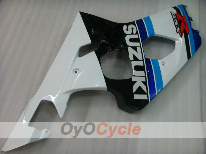 Carenado de inyección para GSXR600 04-05 - Azul, Blanco - Estilo de fábrica #OYO87901362