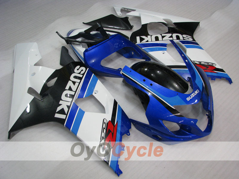 Carenado de inyección para GSX R750 04-05 - Blanco, Negro - Estilo de fábrica #OYO87901187