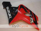Kit de carenado por inyección para GSXR600 04-05 - Rojo, Negro - Estilo de fábrica #OYO87901365