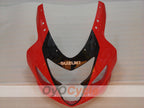 Kit de carenado por inyección para GSX R750 04-05 - Rojo, Negro - Estilo de fábrica #OYO87901192