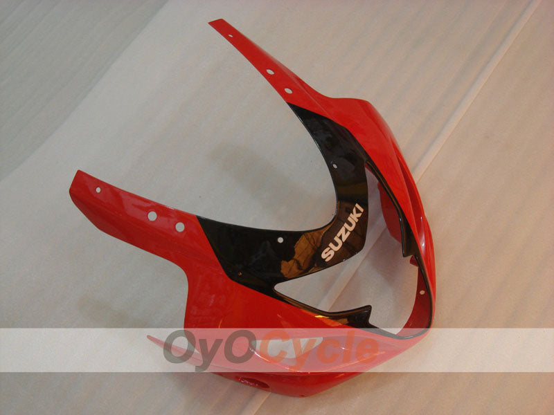 Kit de carenado por inyección para GSX R750 04-05 - Rojo, Negro - Estilo de fábrica #OYO87901192