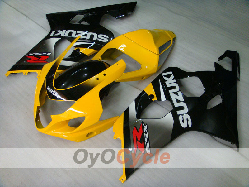 Carenado de inyección para GSXR600 04-05 - Amarillo, Negro - Estilo de fábrica #OYO87901369 Imagen principal del producto
