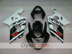 Kit de carenado de inyección para GSXR600 04-05 - Blanco, Negro - Estilo de fábrica #OYO87901374