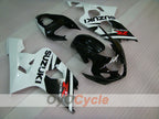 Kit de carenado de inyección para GSXR600 04-05 - Blanco, Negro - Estilo de fábrica #OYO87901374