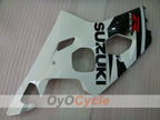 Kit de carenado de inyección para GSXR600 04-05 - Blanco, Negro - Estilo de fábrica #OYO87901374