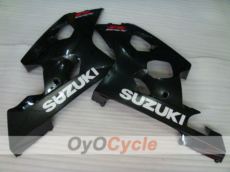 Kit de carenado por inyección para GSX R750 04-05 - Negro - Estilo de fábrica #OYO87901211
