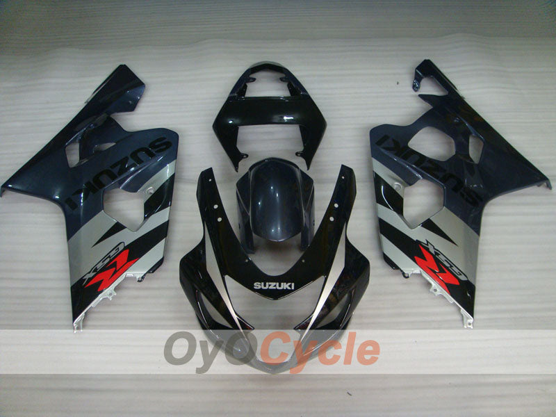 Kit de carenado por inyección para GSXR600 04-05 - Negro, Plata - Estilo de fábrica #OYO87901378 Imagen secundaria del producto