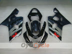 Kit de carenado por inyección para GSXR600 04-05 - Negro, Plata - Estilo de fábrica #OYO87901378