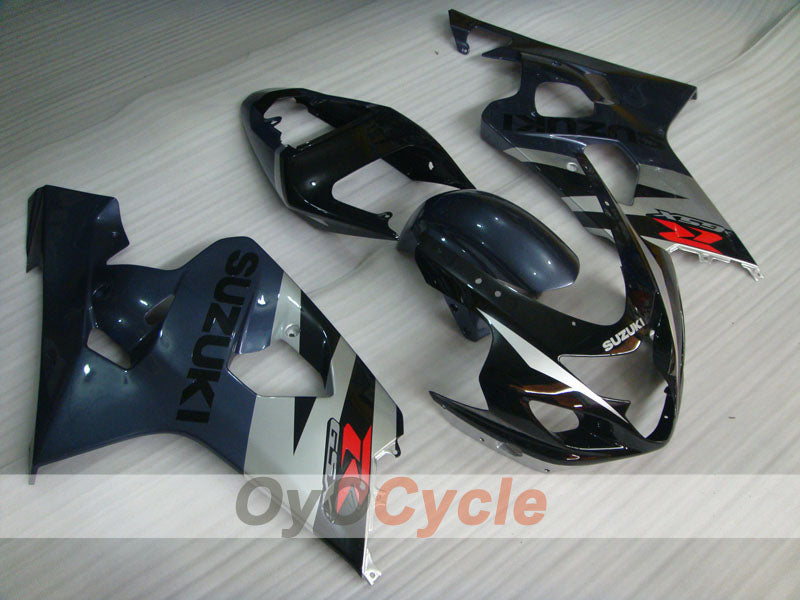 Kit de carenado por inyección para GSXR600 04-05 - Negro, Plata - Estilo de fábrica #OYO87901378 Imagen principal del producto