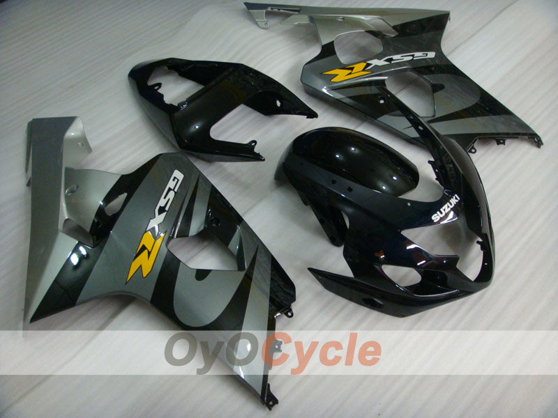 Kit de carenado de inyección para GSXR600 04-05 - Negro, Plata - Estilo de fábrica #OYO87901384 Imagen principal del producto