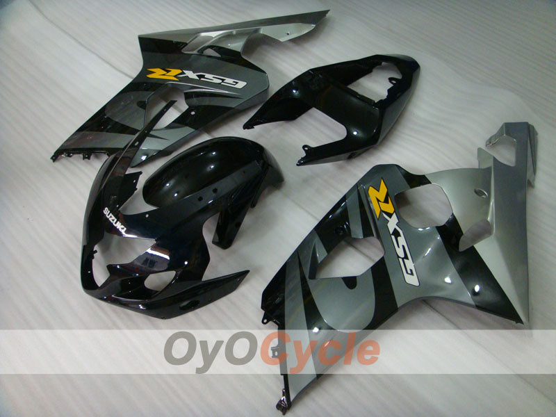Carenado de inyección para GSX R750 04-05 - Negro, Plata - Estilo de fábrica #OYO87901216 Imagen secundaria del producto