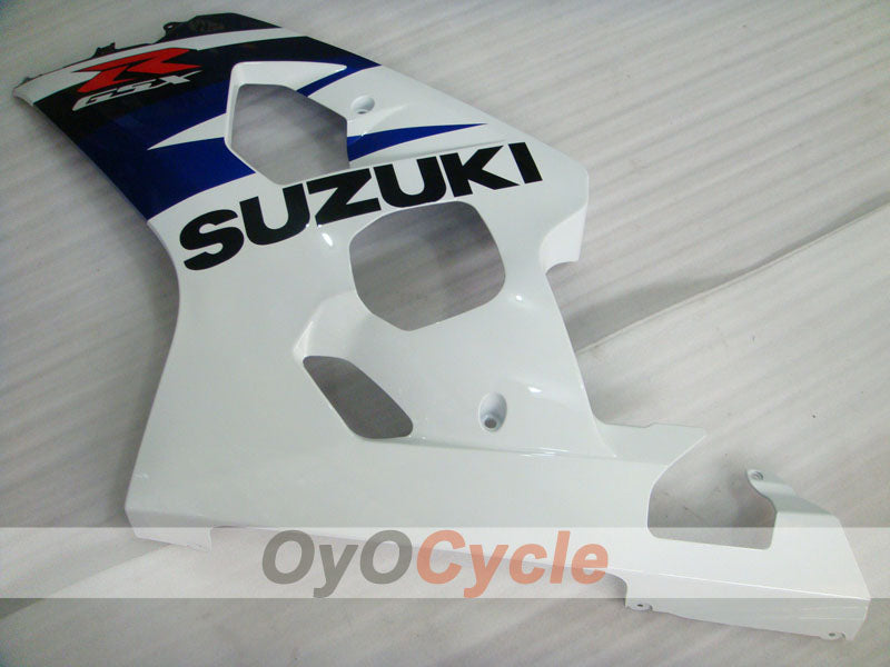 Kit de carenado de inyección para GSXR600 04-05 - Azul, Blanco - Estilo de fábrica #OYO87901389