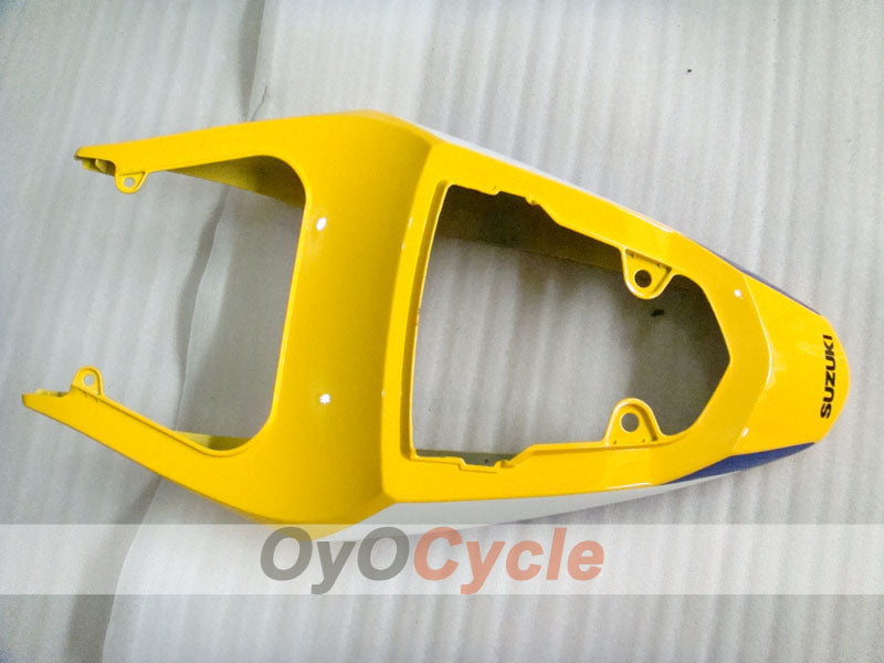 Kit de carenado por inyección para GSX R750 04-05 - Amarillo, Azul - Estilo de fábrica #OYO87901219
