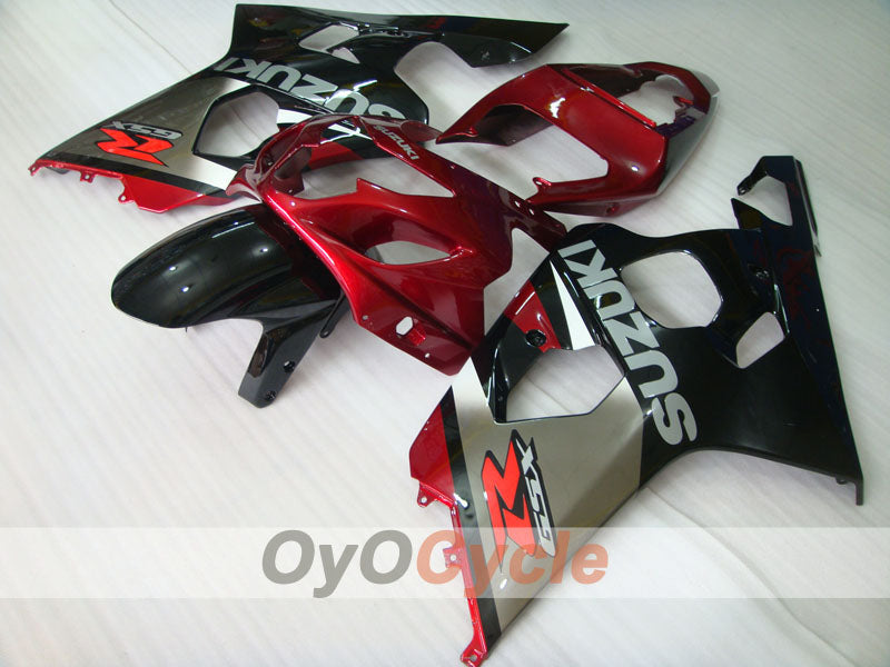Kit de carenado por inyección para GSXR600 04-05 - Rojo, Negro - Estilo de fábrica #OYO87901392 Imagen secundaria del producto