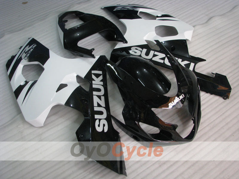 Kit de carenado por inyección para GSXR600 04-05 - Blanco, Negro - Estilo de fábrica #OYO87901395 Imagen principal del producto