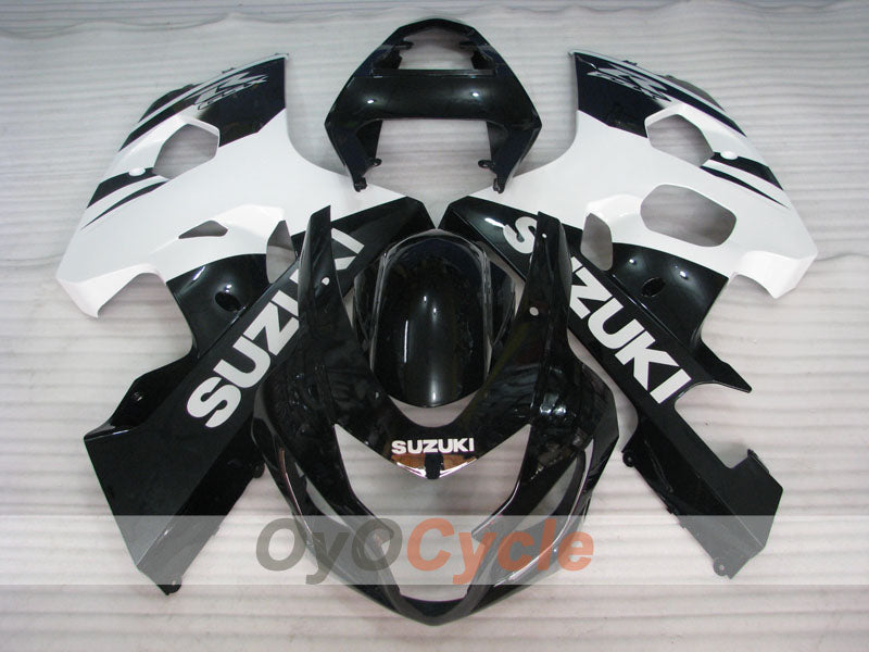 Kit de carenado por inyección para GSXR600 04-05 - Blanco, Negro - Estilo de fábrica #OYO87901395 Imagen secundaria del producto