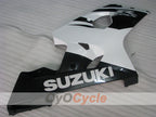 Kit de carenado por inyección para GSXR600 04-05 - Blanco, Negro - Estilo de fábrica #OYO87901395