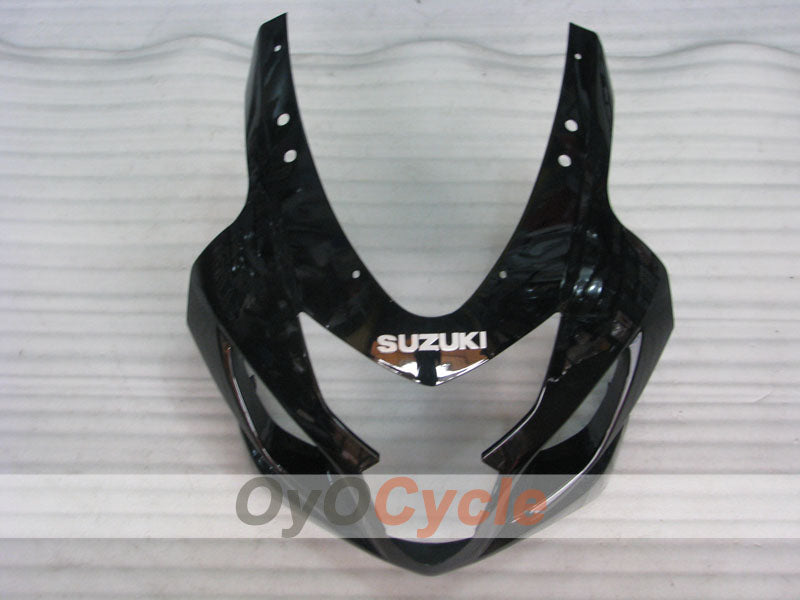Kit de carenado por inyección para GSXR600 04-05 - Blanco, Negro - Estilo de fábrica #OYO87901395