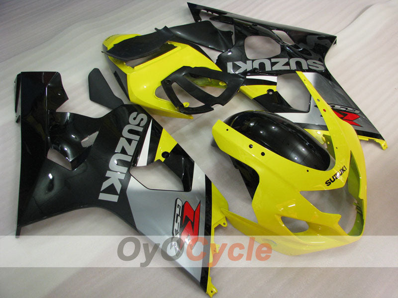 Kit de carenado por inyección para GSXR600 04-05 - Amarillo, Negro - Estilo de fábrica #OYO87901396 Imagen principal del producto