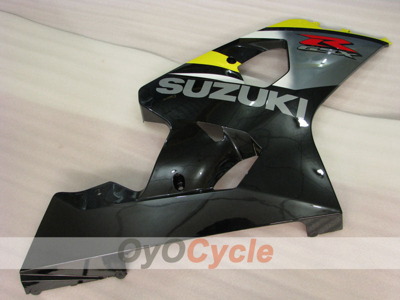 Carenado de inyección para GSX R750 04-05 - Amarillo, Negro - Estilo de fábrica #OYO87901222