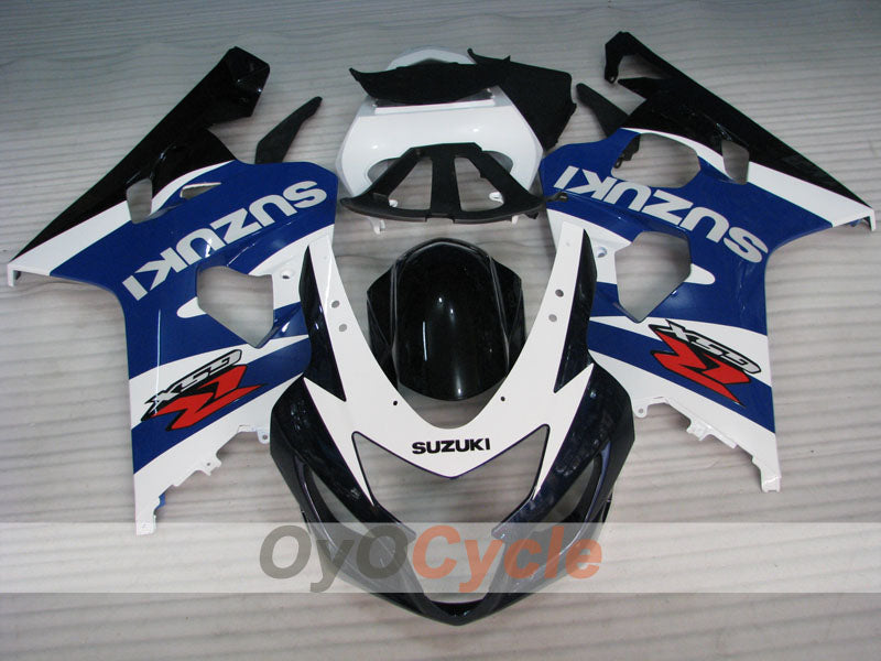 Carenado de inyección para GSXR600 04-05 - Azul, Negro - Estilo de fábrica #OYO87901397