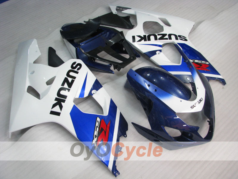 Carenado de inyección para GSXR600 04-05 - Azul, Blanco - Estilo de fábrica #OYO87901406 Imagen principal del producto