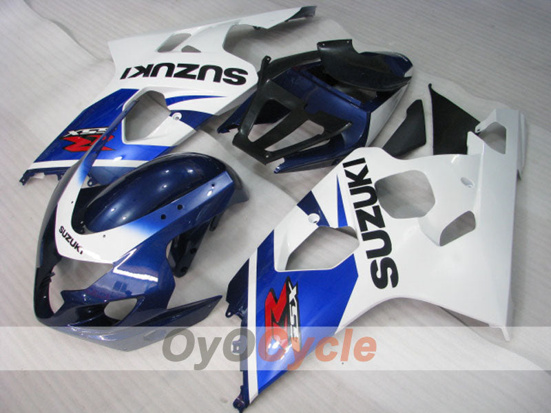 Carenado de inyección para GSXR600 04-05 - Azul, Blanco - Estilo de fábrica #OYO87901406