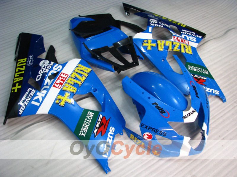 Kit de carenado por inyección para GSXR600 04-05 - Azul, Negro - DUNLOP, Rizla+ #OYO87901419 Imagen secundaria del producto