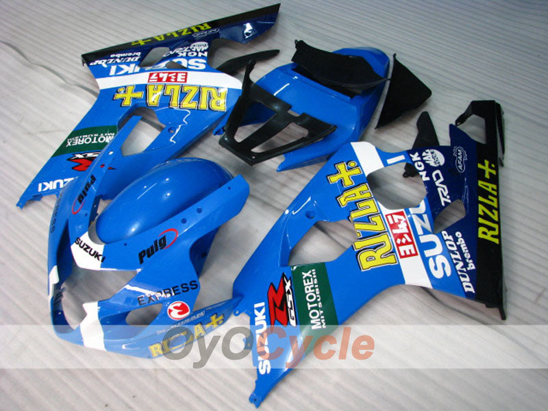 Kit de carenado por inyección para GSXR600 04-05 - Azul, Negro - DUNLOP, Rizla+ #OYO87901419 Imagen principal del producto