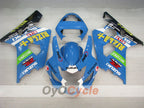 Carenado de inyección para GSX R750 04-05 - Azul, Blanco - Rizla+ #OYO87901234