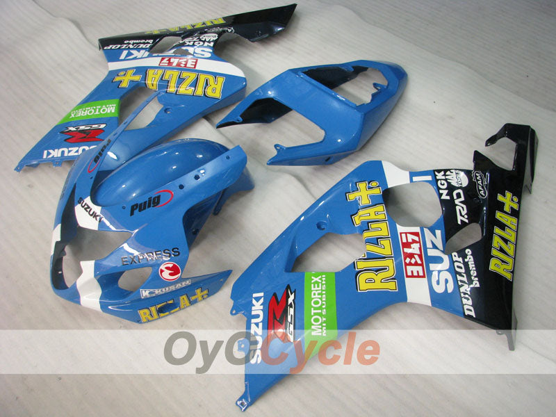 Carenado de inyección para GSX R750 04-05 - Azul, Blanco - Rizla+ #OYO87901234 Imagen principal del producto