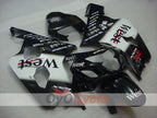Kit de carenado por inyección para GSXR600 04-05 - Blanco, Negro - Oeste #OYO87901423