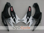 Kit de carenado por inyección para GSX R600 06-07 - Blanco, Negro - Corona, MOTUL #OYO87901434
