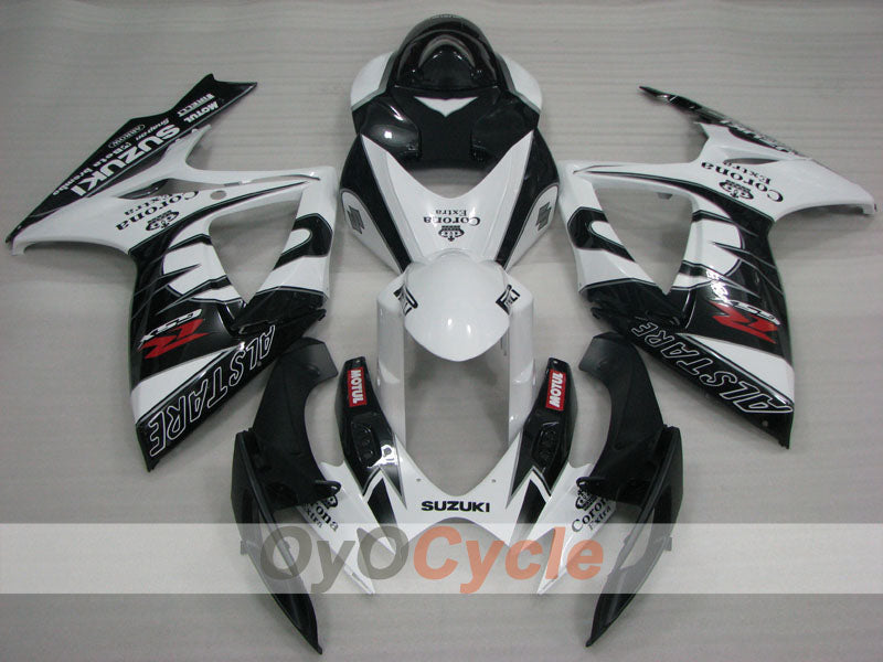 Kit de carenado por inyección para GSX R600 06-07 - Blanco, Negro - Corona, MOTUL #OYO87901434 Imagen secundaria del producto
