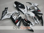 Kit de carenado por inyección para GSX R600 06-07 - Blanco, Negro - Corona, MOTUL #OYO87901434