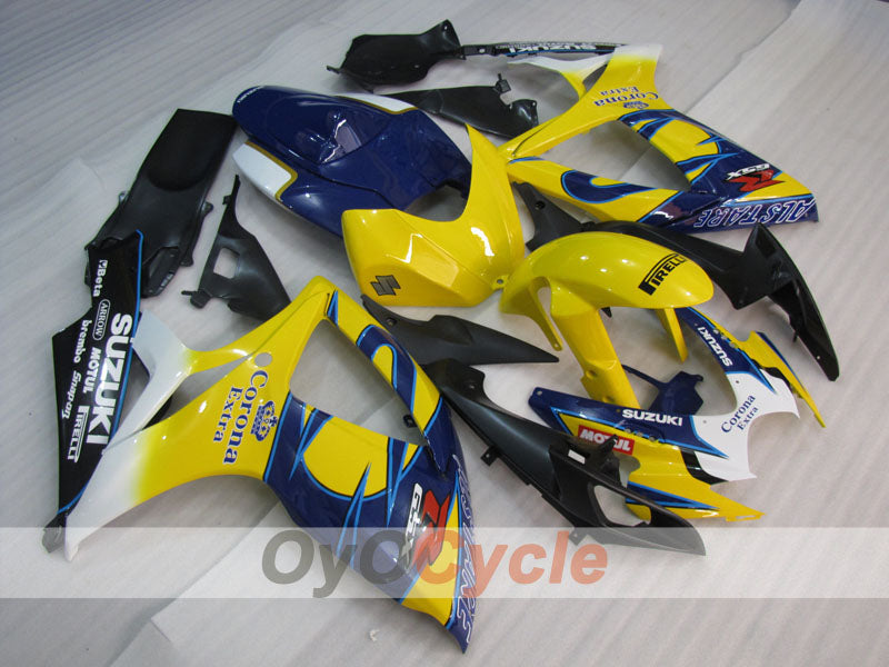 Carenado moldeado por inyección para GSX R750 06-07 - Amarillo, Azul - Corona #OYO87901266 Imagen principal del producto