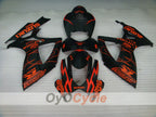 Kit de carenado de inyección para GSX R750 06-07 - Naranja, Negro - Corona #OYO87901267